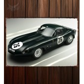 Металлическая табличка Jaguar E-Type Lightweight Coupe (Series I)